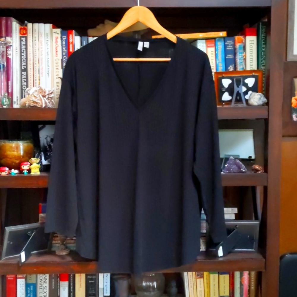 Black ASOS v-neck